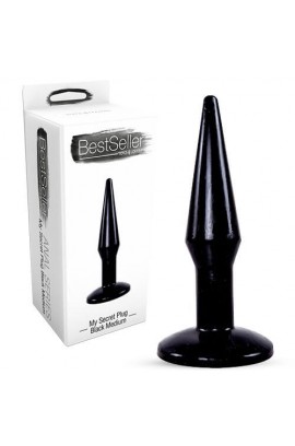 Πρωκτική σφήνα - BESTSELLER ANAL PLUG MY SECRET PLUG BLACK MEDIUM S4F06203