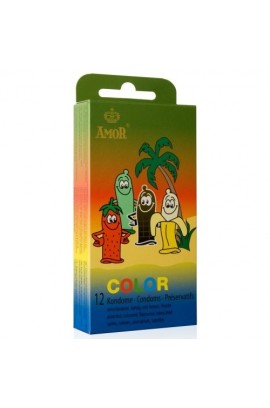 Πακέτο με 12 πολύχρωμα προφυλακτικά S4F04834